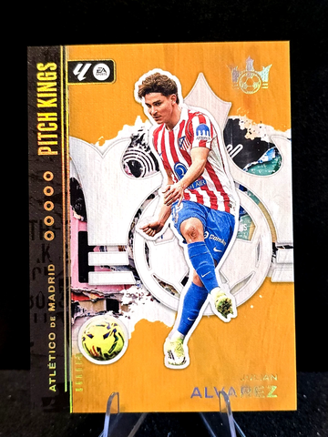2025-26 Panini Pitch Kings La Liga  Julian Alvarez  GOLD  /10  Atletico / Argentina 