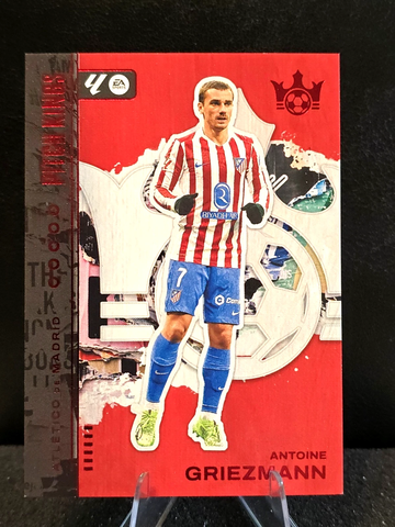 2025-26 Pitch Kings  La Liga  Antoine Griezmann  Red  /199  Color Match!  Atletico de Madrid