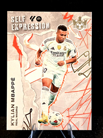 Kylian Mbappe  2025-26 Panini Pitch Kings  La Liga  Self Expression  Real Madrid France   