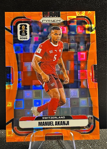 2026 World Cup Prizm Fifa Manuel Akanji  Orange Pandora  /215  Switzerland