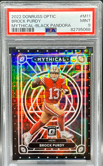 2022 Donruss Optic Brock Purdy Mythical Black Pandora