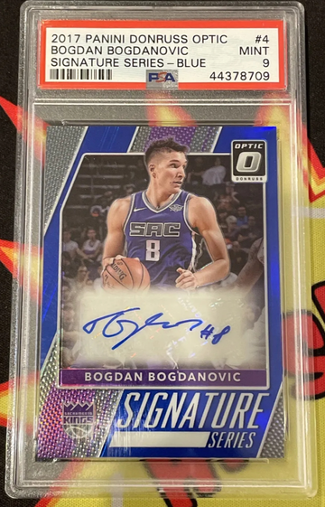 2017 Bogdan Bogdanovic Panini Donruss Optic Signature #/25 Rookie Auto PSA 9