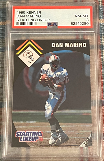1995 Kenner Starting Lineup Dan Marino PSA 8