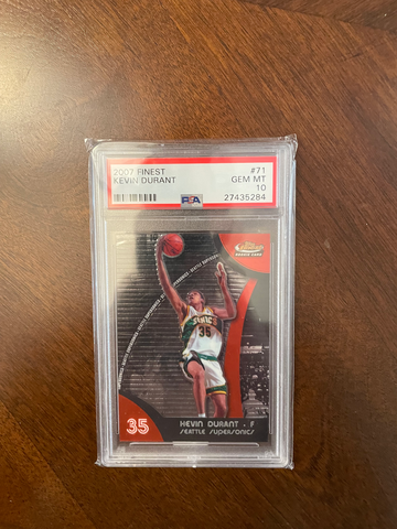 Kevin durant 2007 finest psa 10