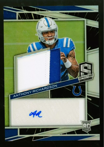 Anthony Richardson 2023 Panini Specta Rookie Card RC Autograph Patch /60