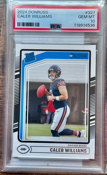 2024 Donruss Caleb Williams Rated Rookie PSA 10