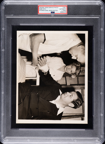c. 1940's Original New Service Photo Babe Ruth  Type 1  PSA/DNA Authentic