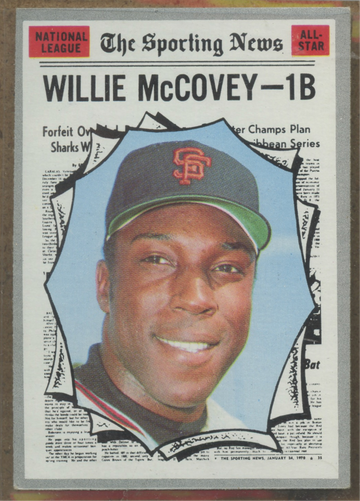 1970 Topps #450 Willie McCovey San Francisco Giants Sporting News All -Star HOF