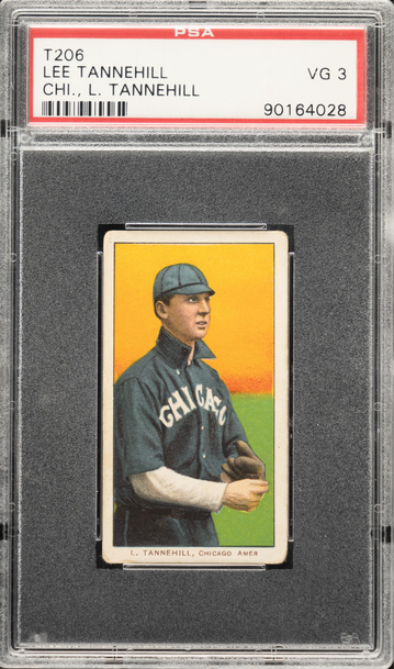 1909-11 T206 Piedmont 350 Lee Tannehill Chicago White Sox PSA 3 VG