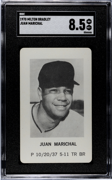 1970 Milton Bradley Juan Marichal San Francisco Giants SGC 8.5 NM/MT+