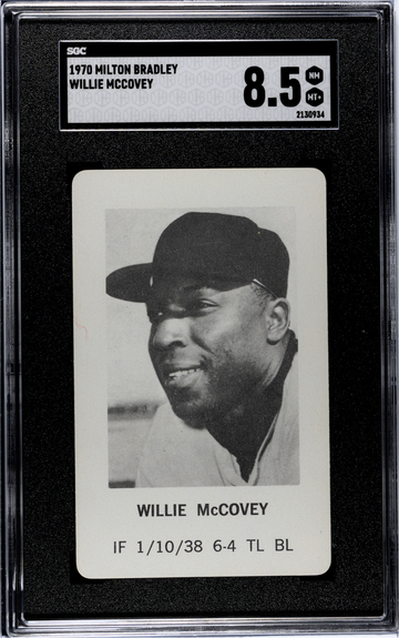1970 Milton Bradley Willie McCovey San Francisco Giants SGC 8.5 NM/MT+