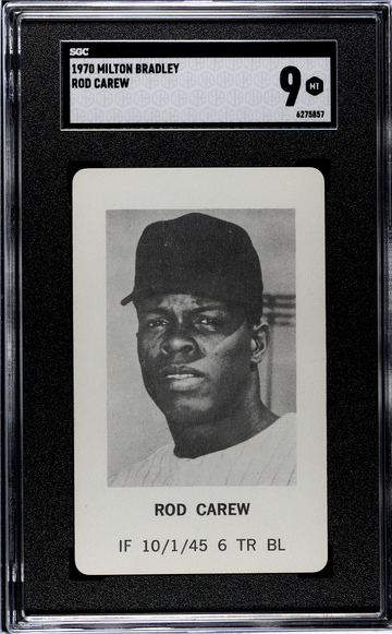 1970 Milton Bradley Rod Carew Minnesota Twins SGC 9 Mint