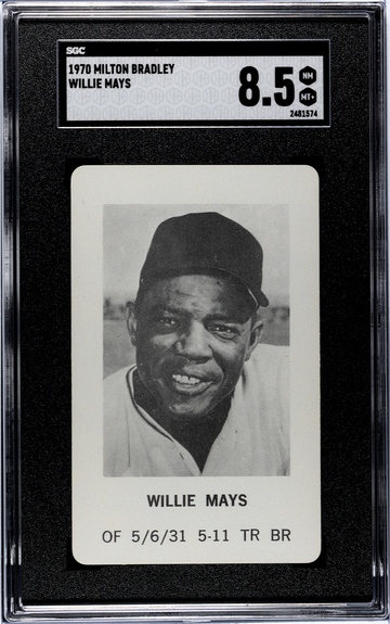 1970 Milton Bradley Willie Mays San Francisco Giants SGC 8.5 NM/MT+
