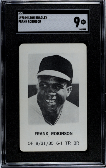 1970 Milton Bradley Frank Robinson Baltimore Orioles SGC 9 Mint
