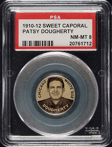 1910-12 Sweet Caporal Patsy Dougherty Chicago White Sox PSA 8 NM/MT