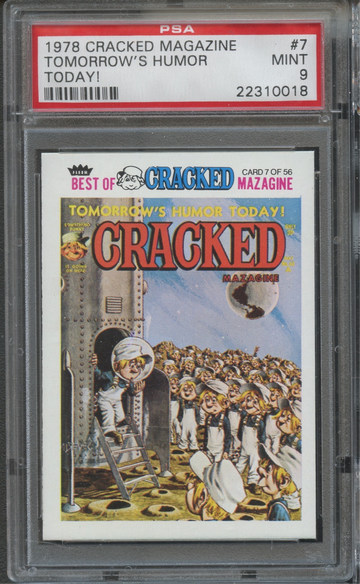 1978 Fleer Cracked Magazine #7 Tomorrow's Humor Today! PSA 9 Mint