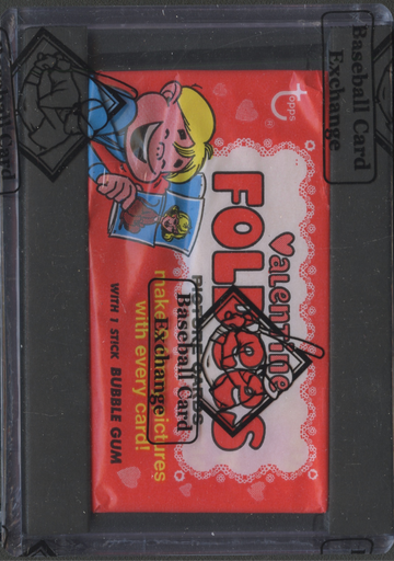 1970 Topps Valentine Foldeees Wax Pack BBCE Authenticated
