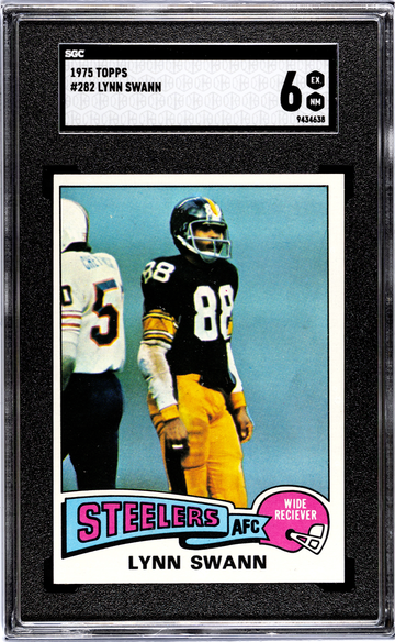 1975 Topps #282 Lynn Swann Pittsburgh Steelers SGC 6 EXMT