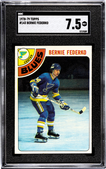 1978-79 Topps Bernie Federko St. Louis Blues SGC 7.5 NM+