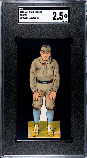 1888 McLoughlin Brothers Boston Crouch, Elbows In SGC 2.5 Good+