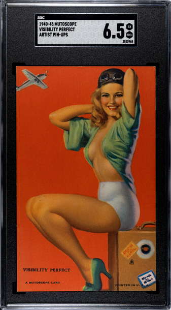1940-45 Mutoscope Artist Pin-ups Visibility Perfect SGC 6.5 EXMT+