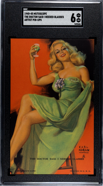 1940-45 Mutoscope Artist Pin-ups The Doctor Said I Needed GlassesSGC 6 EXMT