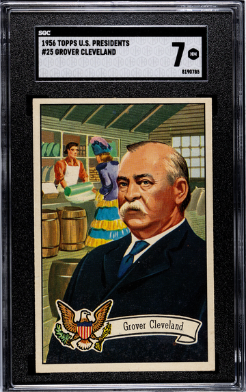 1956 Topps U.S. Presidents #25 Grover Cleveland  SGC 7 NM