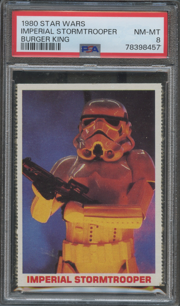 1980 Topps Burger King Star Wars Imperial Storm Trooper PSA 8 NM/MT