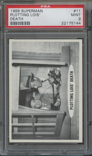 1966 Topps Superman #11 Plotting Lois' Death PSA 9 MInt