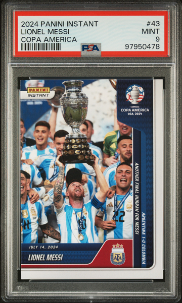 2024 Panini Instant Conmebol Copa America '24 Lionel Messi #43 PSA 9 MINT