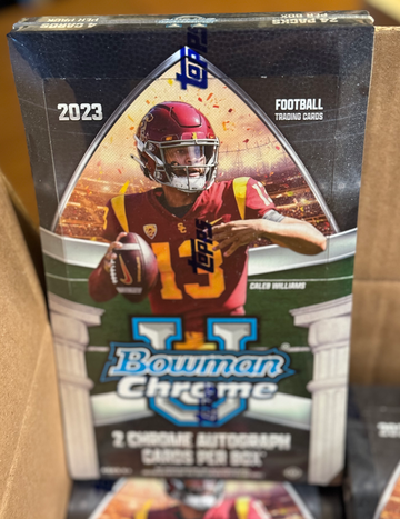 2023 Bowman Chrome U Football Sealed Hobby Box