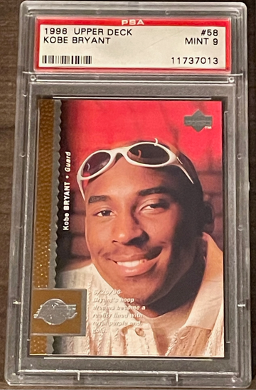 Kobe Bryant 1996 Upper Deck RC Lakers PSA 9 Legend Star