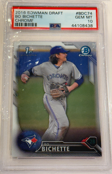 2016 Bo Bichette Bowman Chrome 1st PSA 10