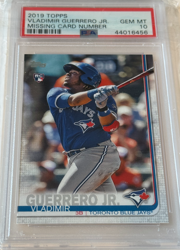 2019 Topps Vladimir Guerrero NNO PSA 10 RC SP