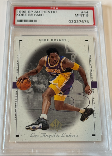 Kobe Bryant 1998 SP Authentic PSA 9 Lakers HOF Legend