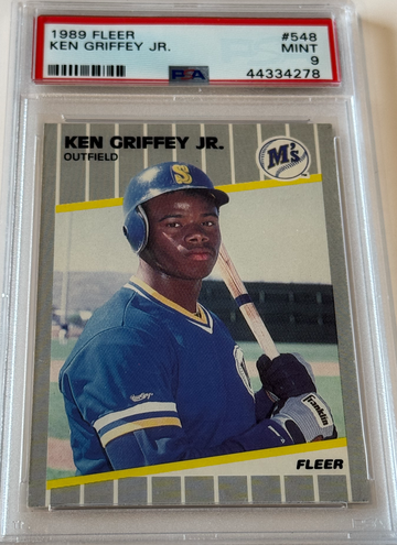 1989 Ken Griffey Jr Fleer RC PSA 9