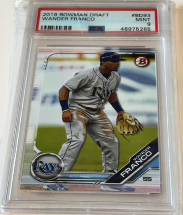 2019 Bowman Draft Wander Franco PSA 9