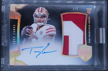 2021 PANINI EMINENCE TREY LANCE ROOKIE RPA AUTO RPA /5 49ERS #JPA-TRL