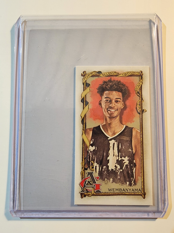 2023 Topps Allen And Ginter Victor Wembanyama Mini A&G Back RC