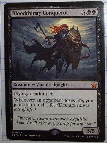 2024 Magic The Gathering Bloodthirsty Conqueror Mythical NM