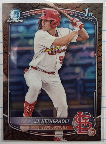 2025 Bowman Chrome JJ Wetherholt Reptillian 1st Bowman