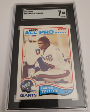 1982 Topps Lawrence Taylor Rookie SGC 7 NM