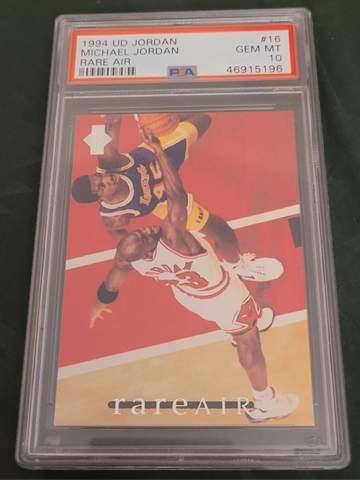 1994 UD Jordan Michael Jordan Rare Air PSA 10 GEM MINT 