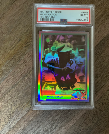 1991 Upper Deck #HH1 Hank Aaron Hologram 
