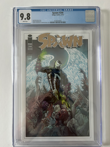 Spawn 244-CGC 9.8- low print run shipped from Canada