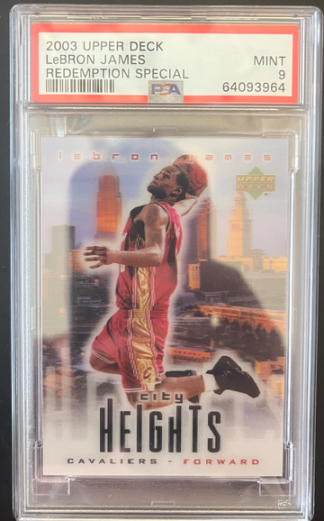 2003 Upper Deck City Heights LeBron James RC! PSA 9 Lakers
