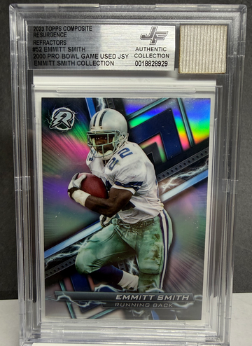 2023 Topps Composite Resurgence Emmitt Smith Jersey Fusion Pro Bowl Game Used Jersey Refractor