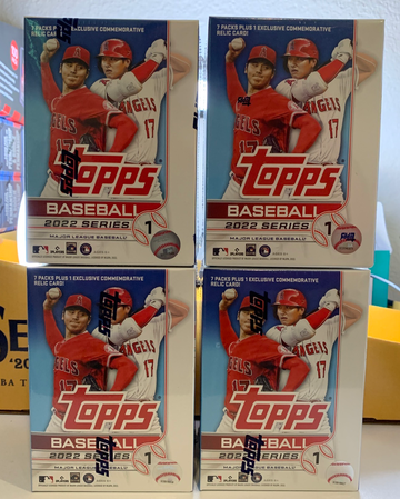 (4) 2022 Topps Series 1 Baseball MLB Blaster Box Sealed