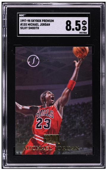 1997 Skybox Premium Silky Smooth Michael Jordan #1SS SGC 8.5 NM-MT+