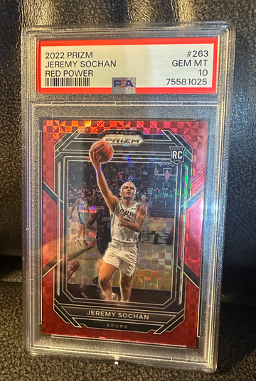 2022 Prizm Jerry Sochan Red Power /75 PSA 10 Gem Mint Pop 1
